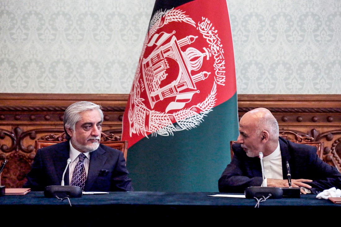A flare-up in tensions between Afghan President Ashraf Ghani and his main political rival, Abdullah Abdullah. Ghani has released the names of a 46-member team, known as the High Council for National Reconciliation (HCNR), which will oversee a separate 21-member negotiating team (appointed by Ghani in March). (FILE/AFP)