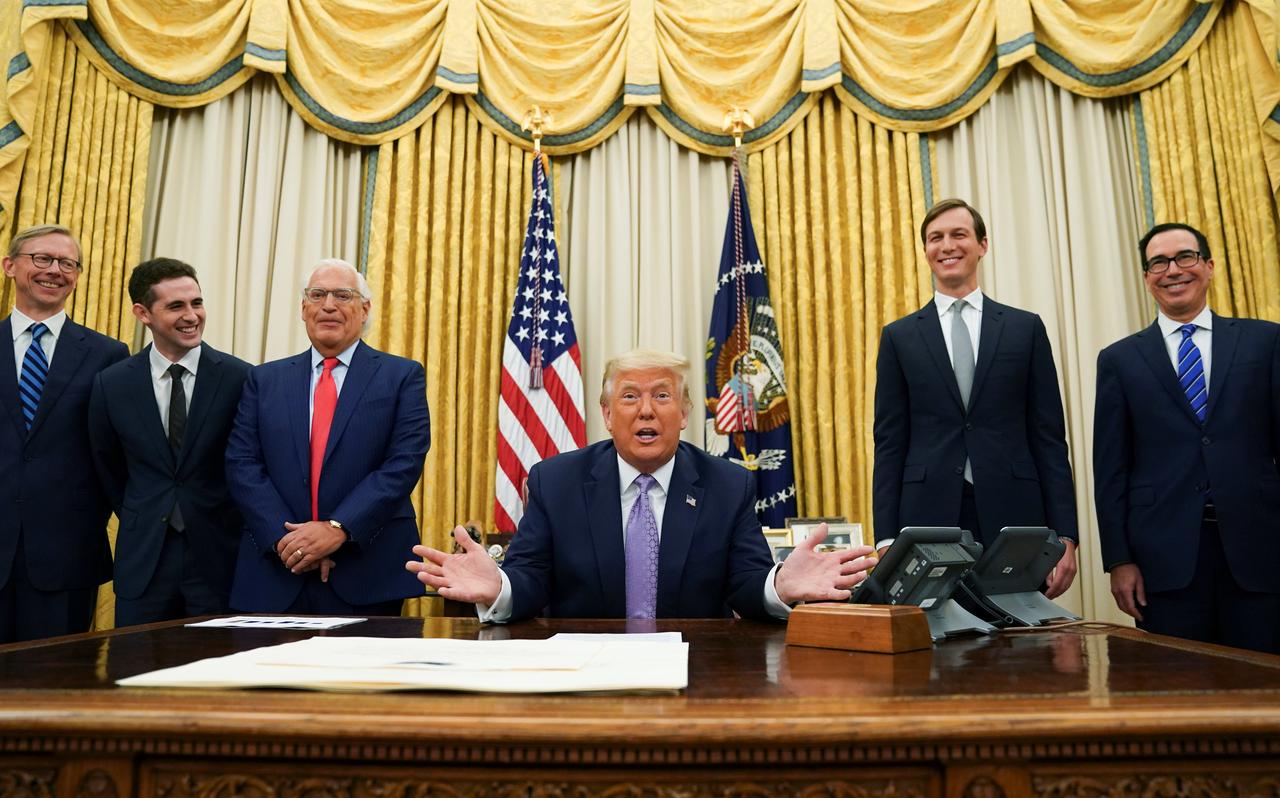 Historic agreements boost Trump’s image as a peacemaker