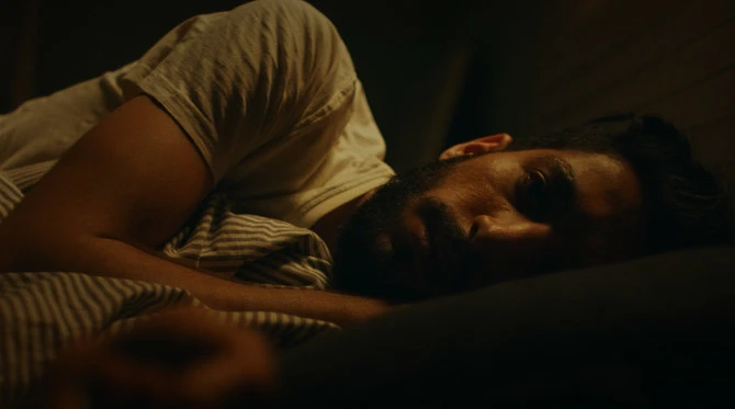 A scene from ‘And When Do I Sleep’ by Saudi-based Palestinian filmmaker Husam Al-Sayed