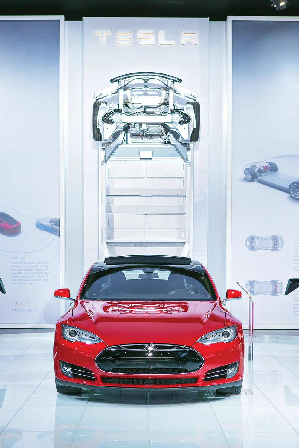 Tesla’s top-of-the-line electric vehicle range, including the Model S, has propelled its share price to a near six-fold increase this year. (Shutterstock)