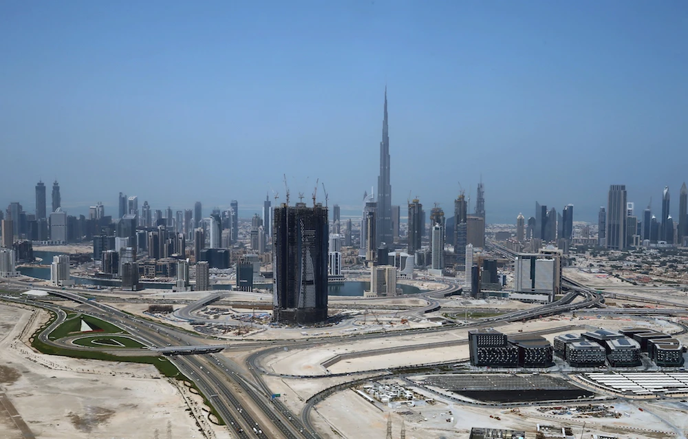 Dubai is set to offer investors about 220 basis points over mid-swaps for 10-year sukuk and about 4.125% for 30-year conventional bonds. (File/AFP)