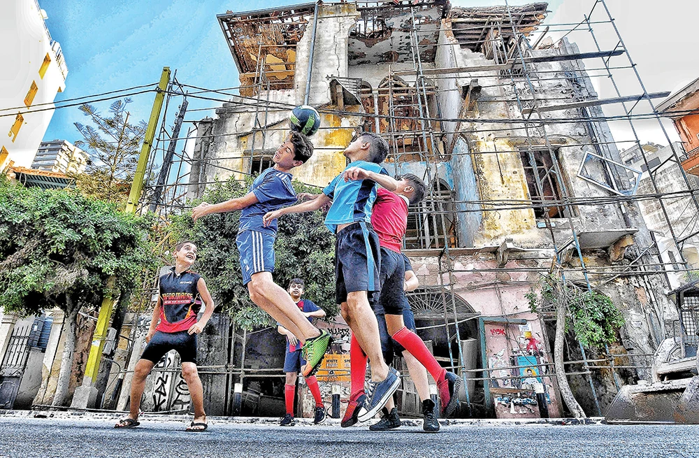 Reeling from a welter of problems, Lebanon hopes to get a lift from the gloom — and cheer many people up — with football. (Photo courtesy: Adnan Hajj Ali)