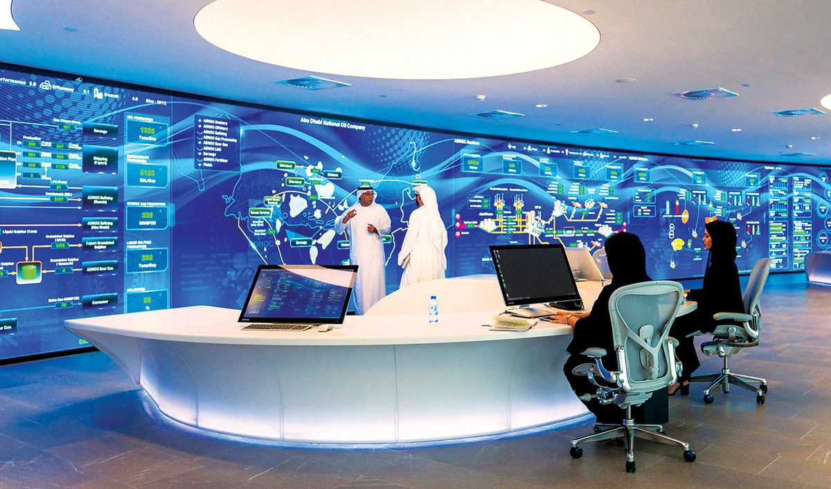 The world’s top oil and gas companies, including Abu Dhabi’s ADNOC, are seeking to activate alternative assets amid declining energy consumption. (Reuters)