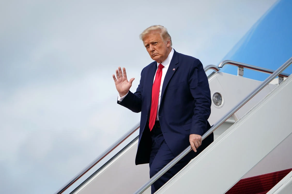 Donald Trump said if the postal vote security worked, then people would not be able to vote a second time. (FILE/AFP)