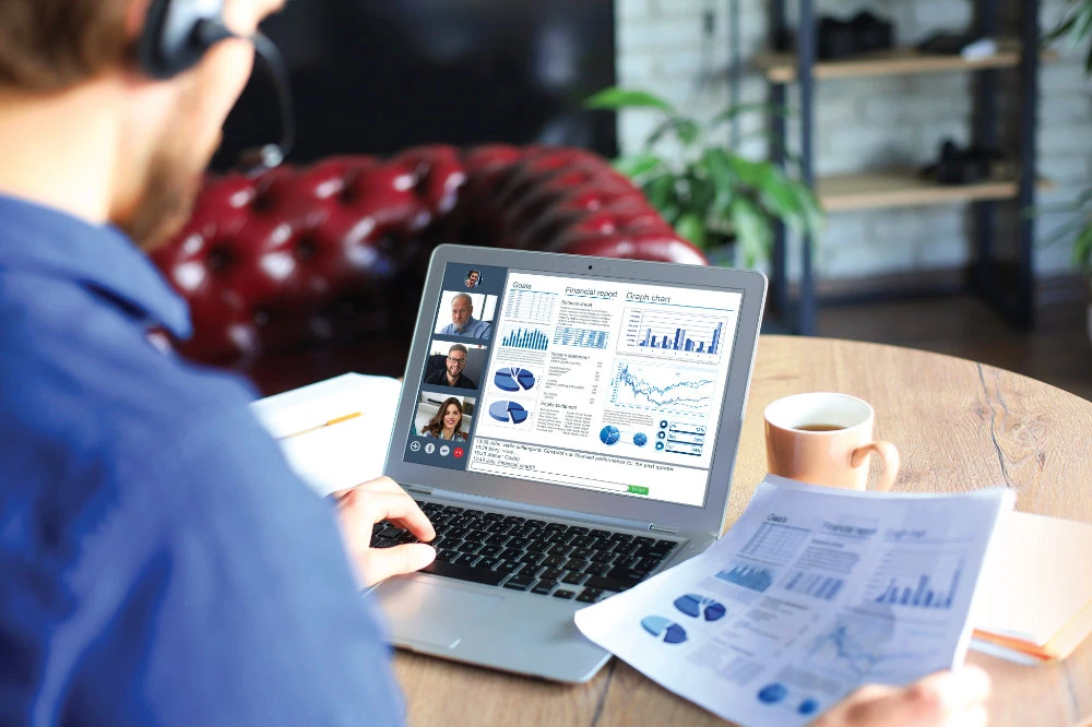 Millions have been forced to work from home, leaving new hires to judge colleagues on their taste in curtains and conduct on Zoom. (Shutterstock)