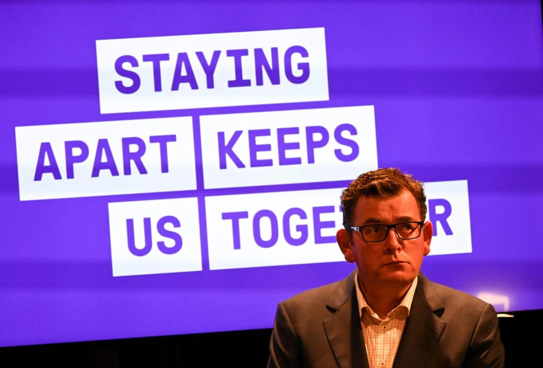 Victoria state premier Daniel Andrews on the lockdown extension: “We cannot open up at this time. If we were to we would lose control very quickly.” (AFP)