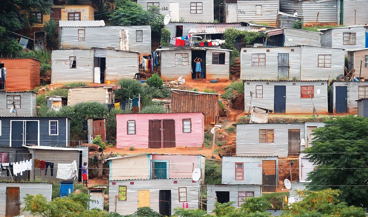 At least 2.9 million to 3.6 million people live in informal settlements in South Africa, although experts say the real number is likely much higher. (Reuters/File)