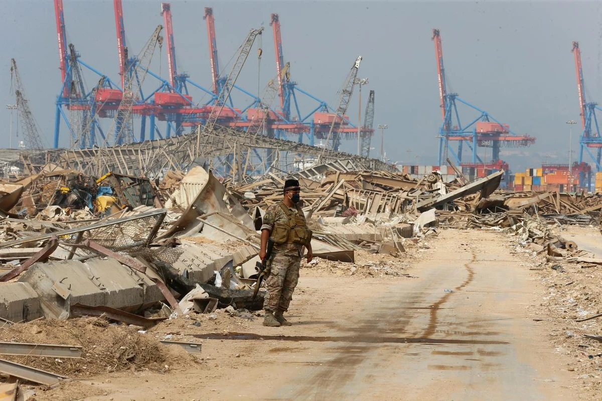 The fire comes as the city remains nervous after a devastating explosion at the port last month. (File: Reuters)