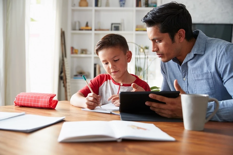 Despite the benefits, homeschooling can take its toll on family members. Shutterstock