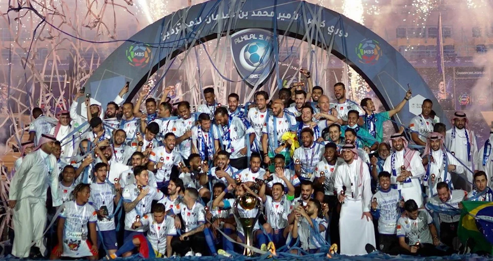 Champions Al-Hilal ended their season — in which they claimed a record 16th SPL title — in style with a 2-1 win over Al-Shabab at King Saud University Stadium. (SPA)