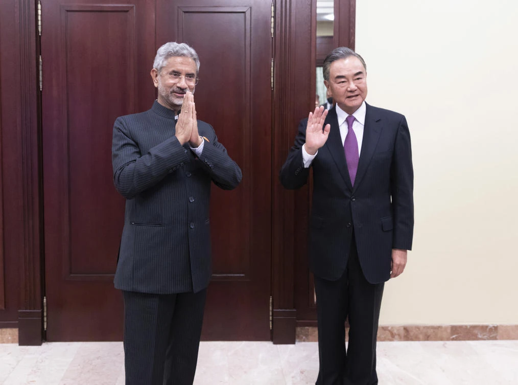 The Indian and Chinese foreign ministers have agreed that their troops should disengage from a tense border standoff, maintain proper distance and ease tensions in the Ladakh region where the two sides in June had their deadliest clash in decades. (AP)