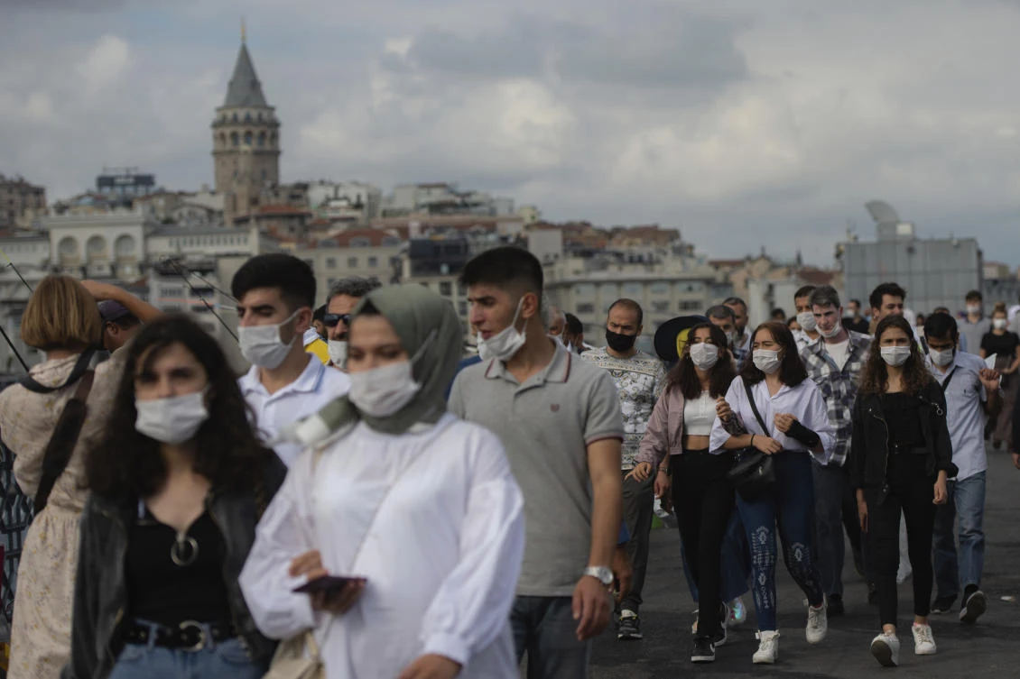 Istanbul said the coronavirus restrictions were needed because people were not adequately heeding precautions like physical distancing and confirmed virus cases have increased. (AP)