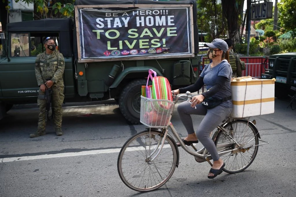The Philippines has the most COVID-19 infections in Southeast Asia. (AFP)