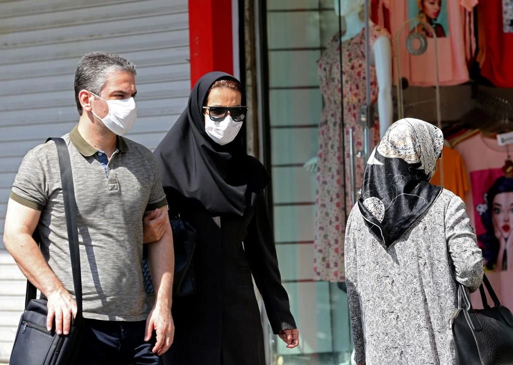 Iran’s coronavirus death toll rose by 116 to 23,029, a health ministry spokeswoman told state TV on Saturday. (File/AFP)
