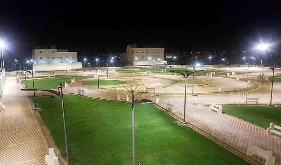 The project includes a garden spread over 32,000 sq. meters. (SPA)