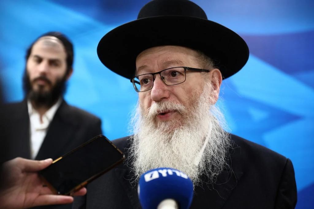 Housing Minister Yaakov Litzman heads an ultra-Orthodox Jewish party in Prime Minister Benjamin Netanyahu’s conservative coalition. (AFP file photo)