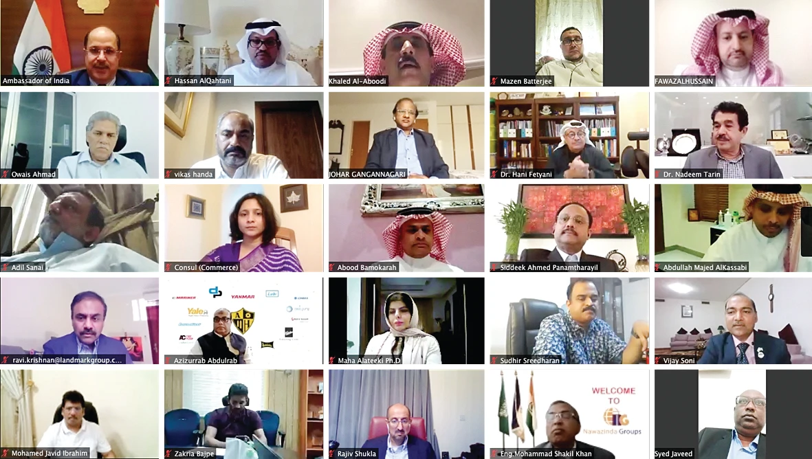 The virtual event was attended by more than 200 delegates including prominent businesspeople from Saudi Arabia and India. (Supplied)