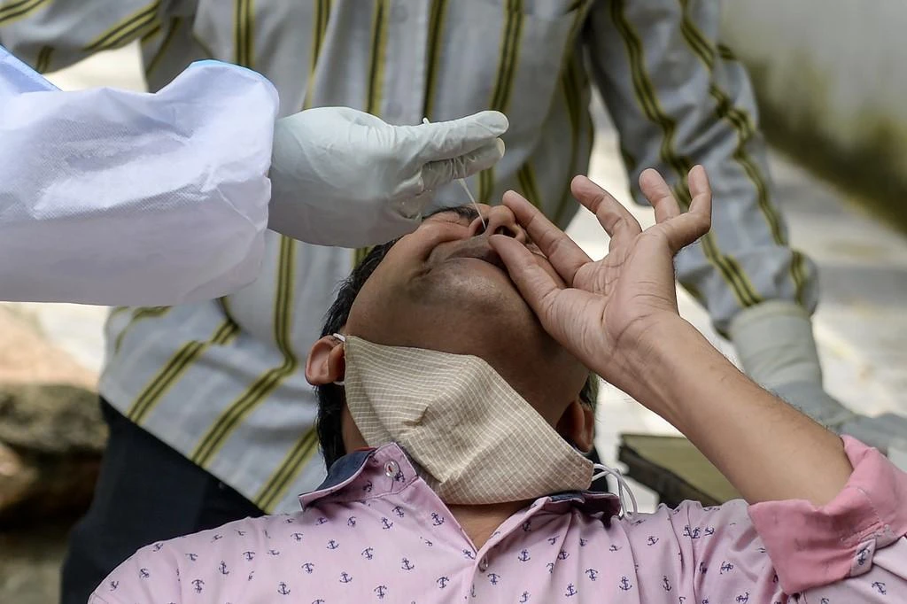 India is the second-most badly hit country after United States with total recorded coronavirus cases at 5.3 million. (File/AFP)