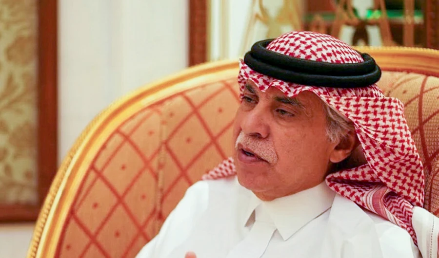 Saudi Commerce Minister Majid al Qasabi speaks during an interview with Reuters in Riyadh, Saudi Arabia October 24, 2019. (REUTERS)