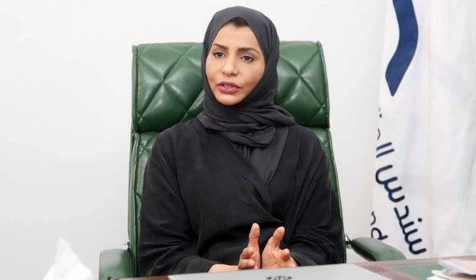 Turfah bint Abdulrahman Al-Mutairi is the first Saudi woman to obtain a license from the General Authority for Military Industries (GAMI) for a military outfit factory. (Photo courtesy of Turfah bint Abdulrahman Al-Mutairi)