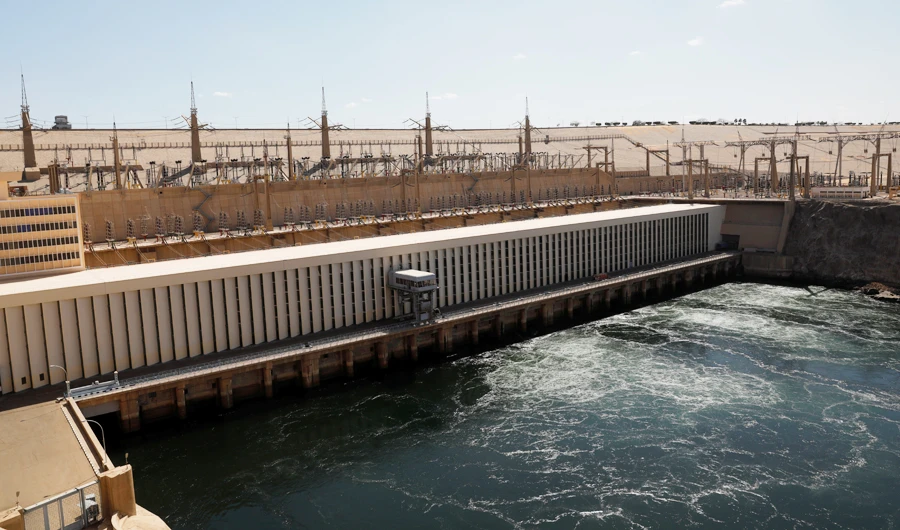 A general view of the High Dam in Aswan, Egypt February 19, 2020. (REUTERS
