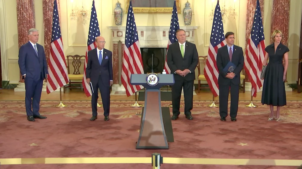 US announces new sanctions on Iran defense ministry, atomic energy agency