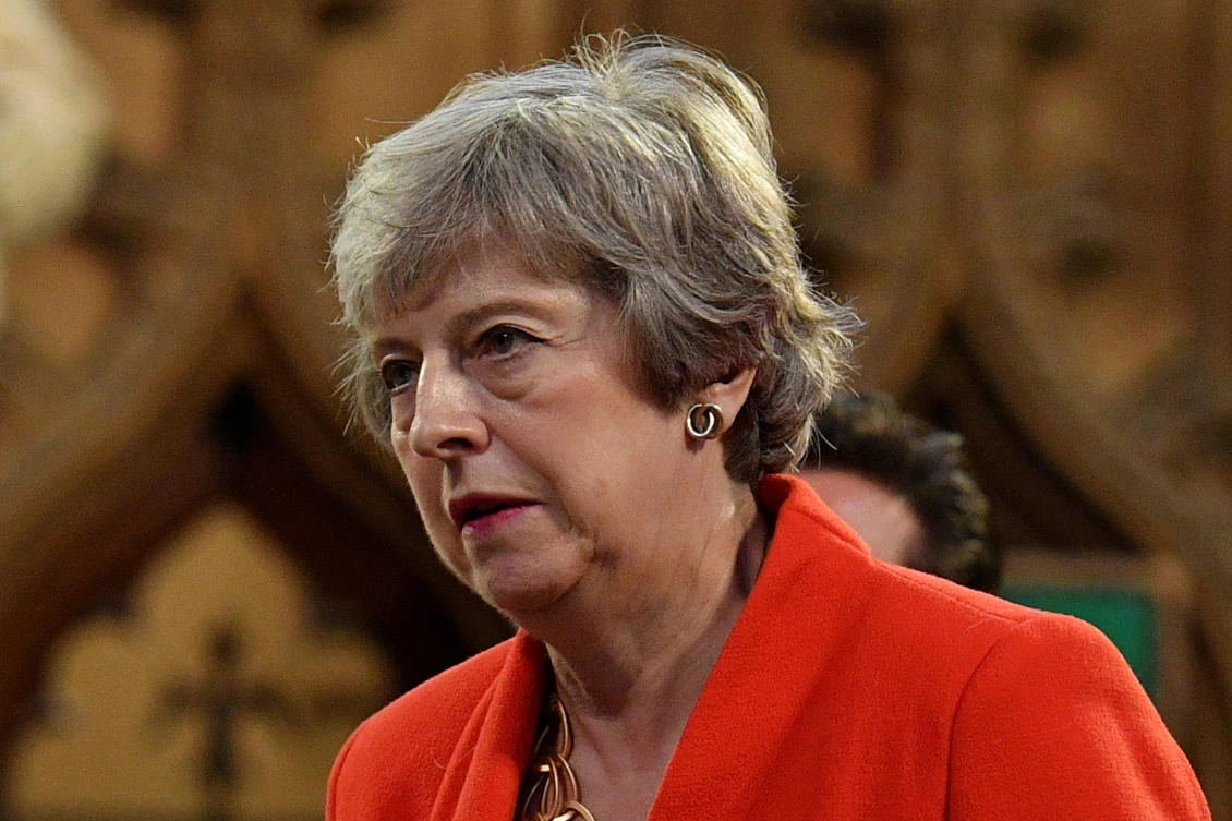 Ex-PM May attacks ‘reckless’ UK Brexit plan