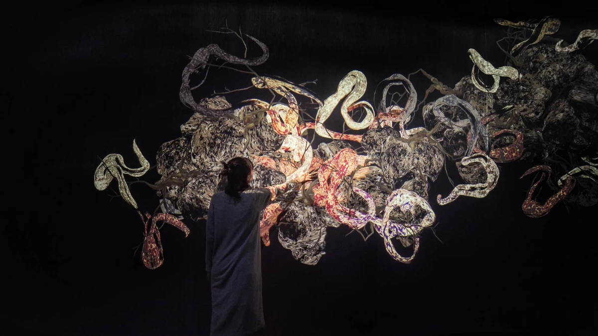 Japan’s TeamLab looks to explore the world “beyond borders,” merging both arts and technology to create their Borderless exhibitions around the world. (Via TeamLab/Supplied)