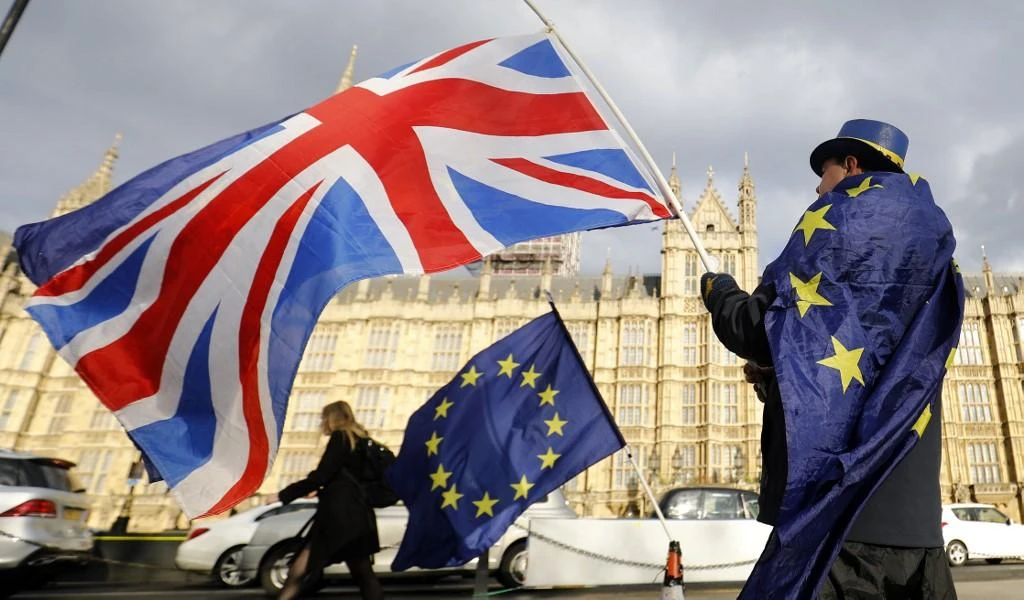 Britain left the European Union on January 31, and will leave the bloc’s single market and customs union at the end of the year. (AFP)