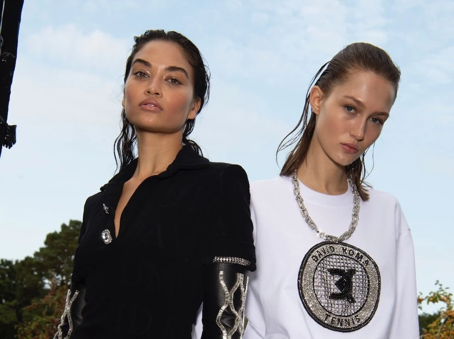 Shanina Shaik stuns on David Koma runway