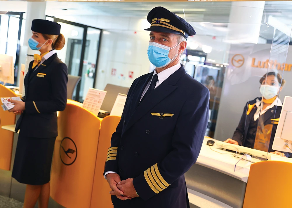 Beleaguered German carrier Lufthansa is in talks with Swiss drugmaker Roche over rapid testing kits that will initially go to cabin crew and ground staff. (Reuters)