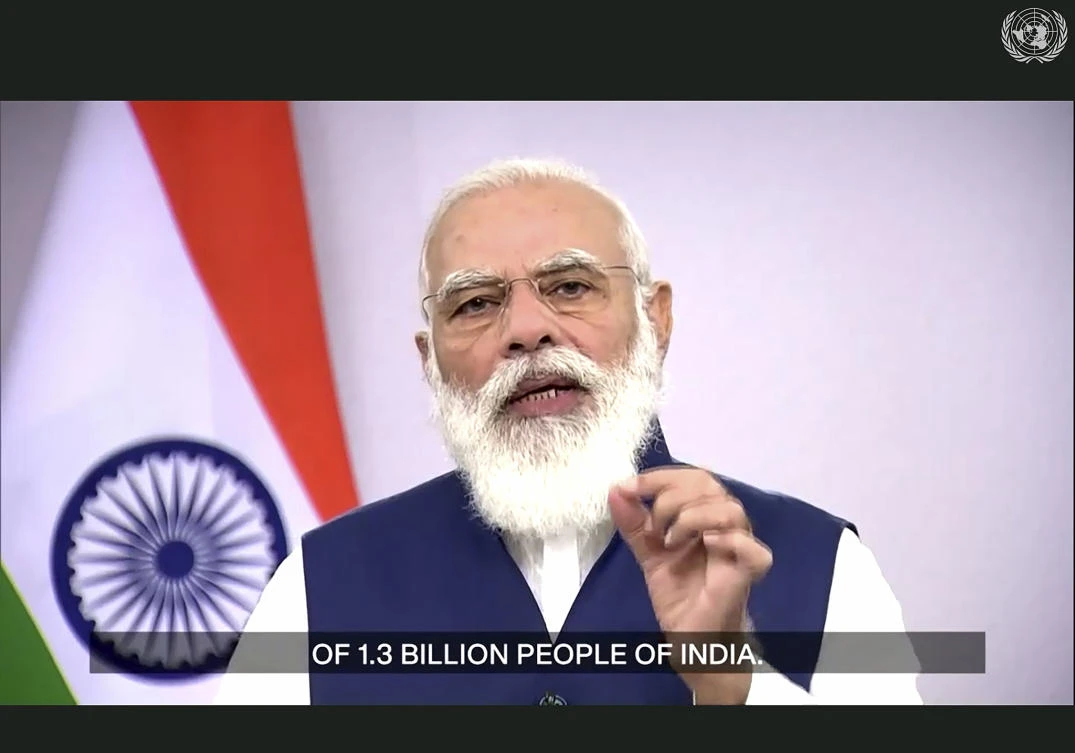 Indian PM calls out UN for country’s exclusion from Security Council, promises vaccine progress