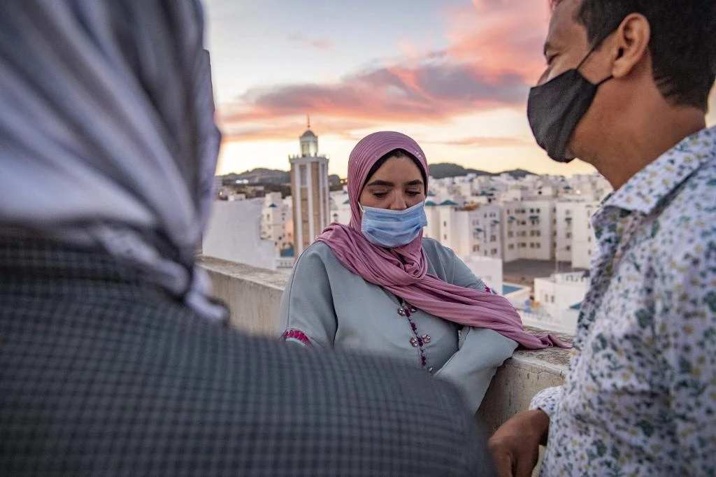 Morocco’s King Mohamed VI said last month that another full lockdown may be recommended, with even tighter restrictions, if high coronavirus cases persisted. (AFP file photo)