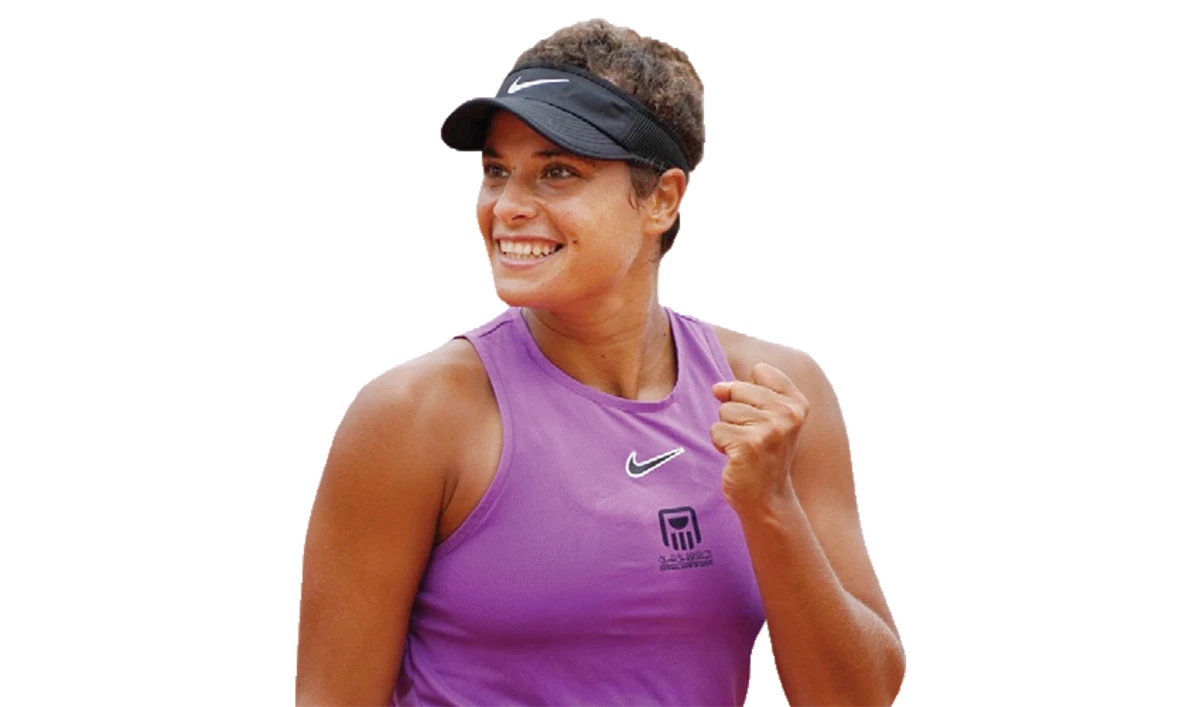 Mayar Sherif is the first Egyptian to qualify for the main draw in the French Open. (Rolandgarros.com)