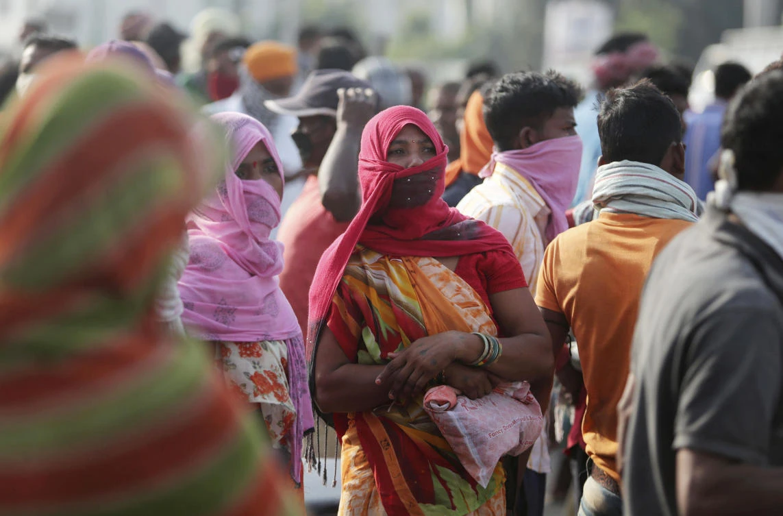 The Indian government is unlikely to reimpose major restrictions after a lockdown in March battered the economy and wrecked the livelihoods of millions of people, particularly the poor. (AP)