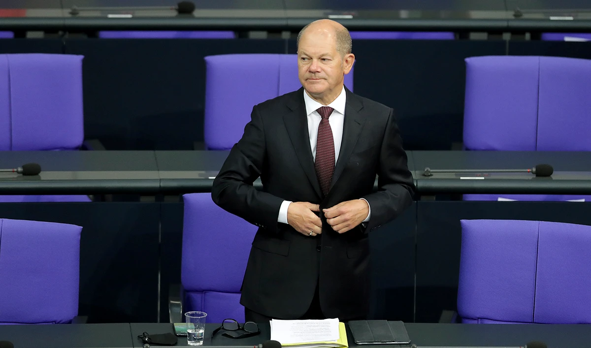German Finance Minister Olaf Scholz. (AP)