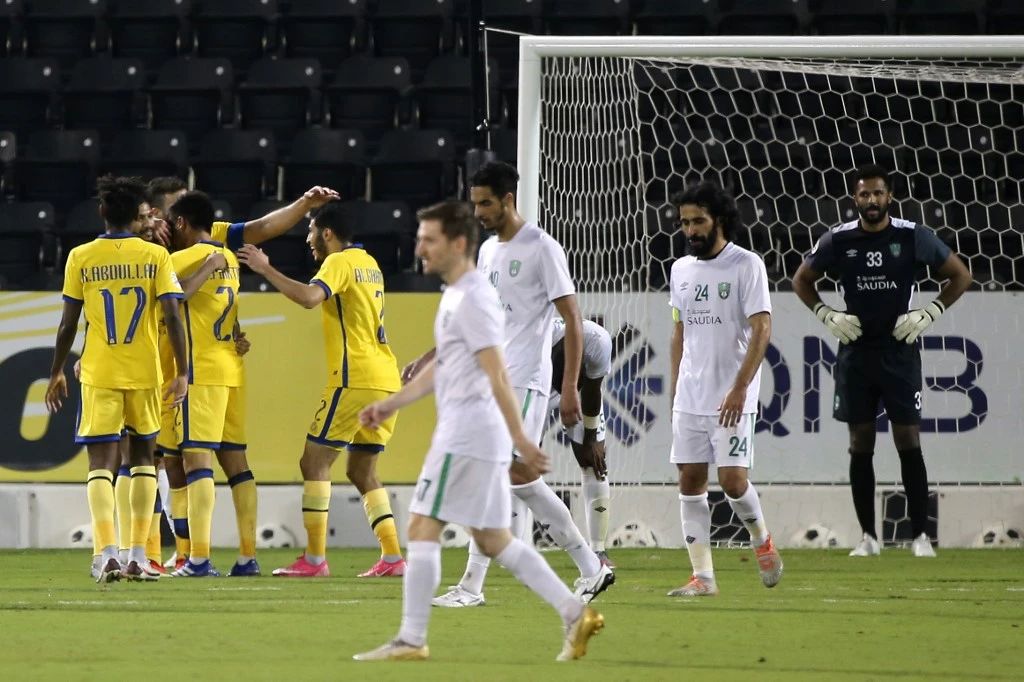 Saudi Arabian side Al-Nassr defeated compatriots Al-Ahli Saudi 2-0 to move into the semi-finals of the AFC Champions League. (AFP)