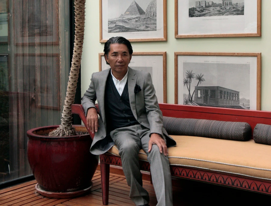 Japanese designer Kenzo Takada has died at the age of 81. File/AFP