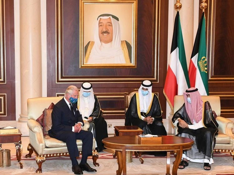 Prince Charles visits Kuwait to express condolences on emir’s death