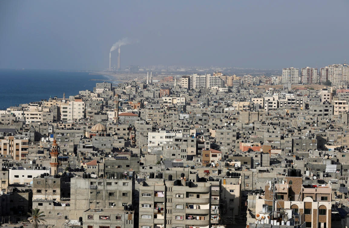 A view shows buildings and houses in Gaza City. Picture taken September 29, 2020. (Reuters)