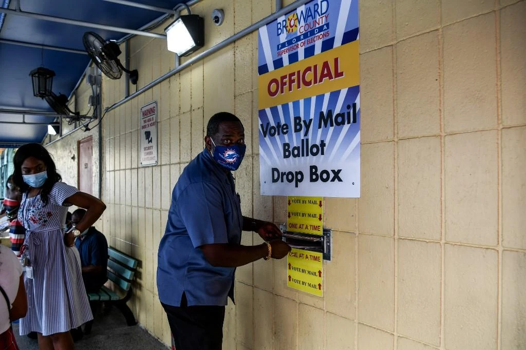 America’s total number of early or mail-in votes more than doubled from nearly 25 million in 2004 to 57 million in 2016. (AFP)