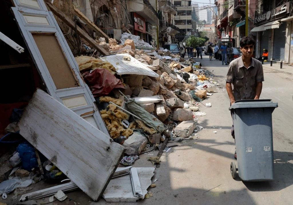 France will hold a humanitarian aid conference for Lebanon in November, French Foreign Minister Jean-Yves Le Drian said on Wednesday. (File/AFP)