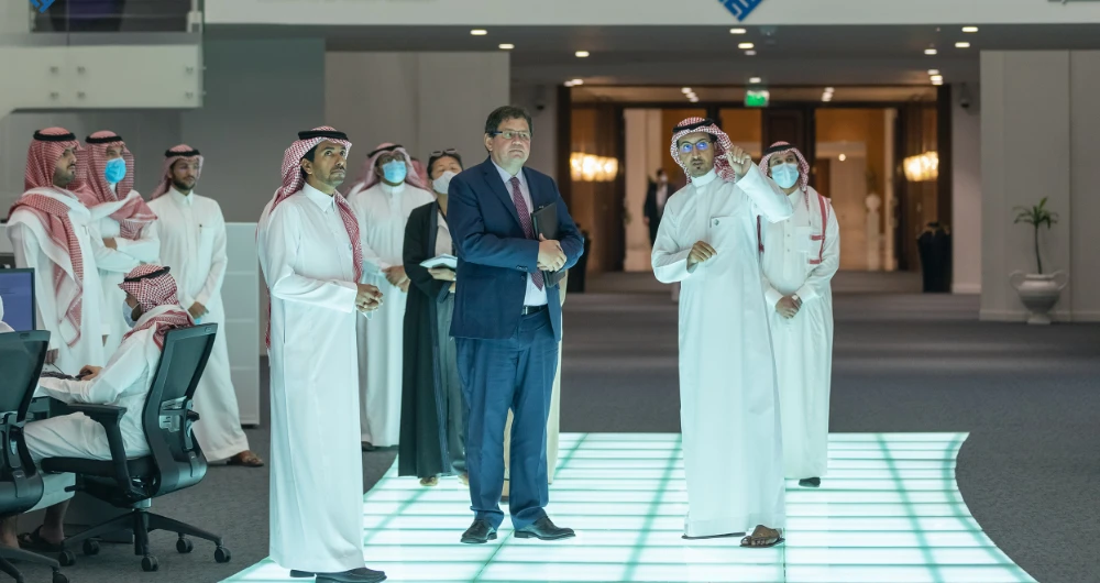 British Ambassador Neil Crompton briefed on the Global Center for Combating Extremist Ideology’s activities. (Photo/Supplied)