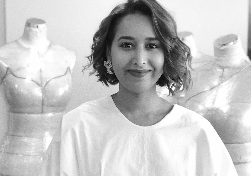 34-year-old fashion designer Shahd Al-Shehail, from Al-Mubarraz in Saudi Arabia’s Al-Ahsa region, hopes to make a difference with an ethical luxury label. (Supplied)