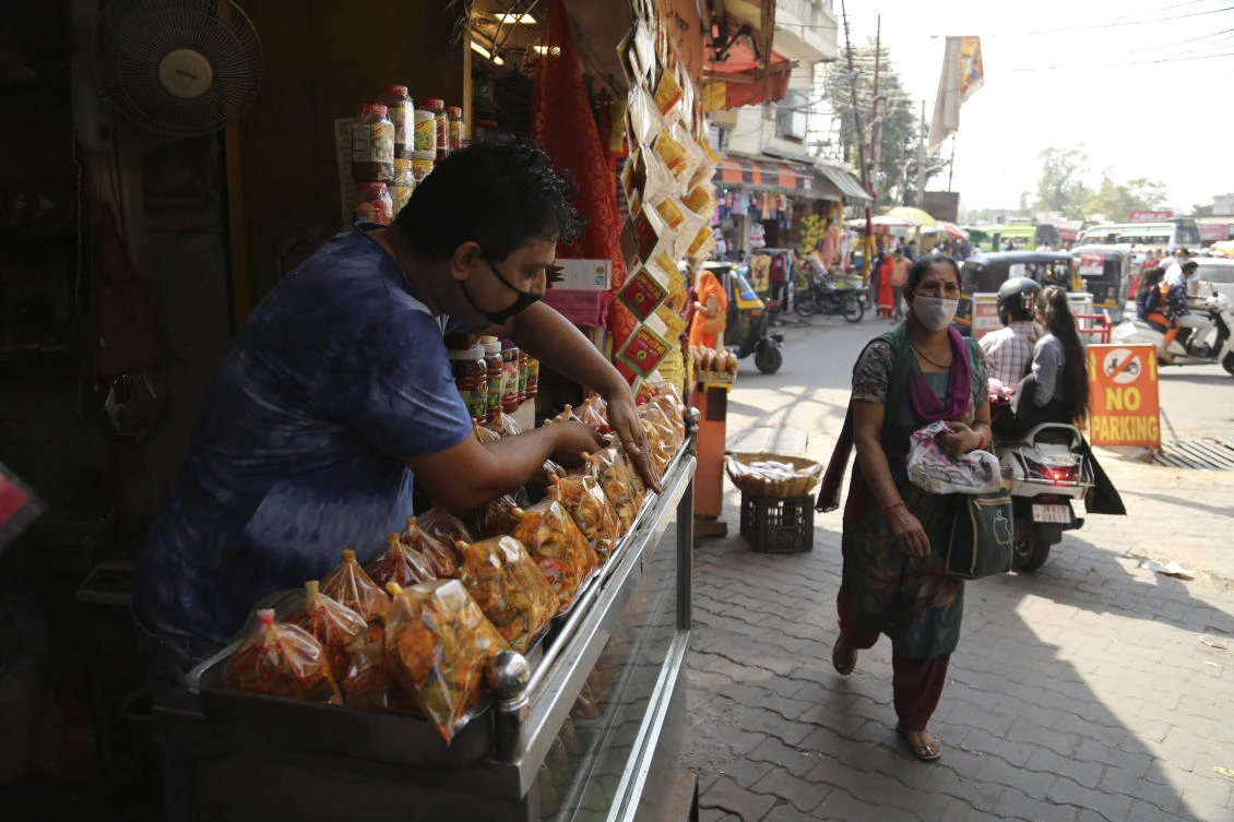 Experts say India’s fragile health system has been bolstered in recent months but could still be overwhelmed by an exponential rise in cases. (AP)