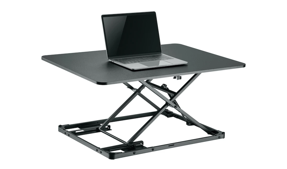 NeckDoctor for Laptops is a portable ergonomic laptop stand desk workstation.
