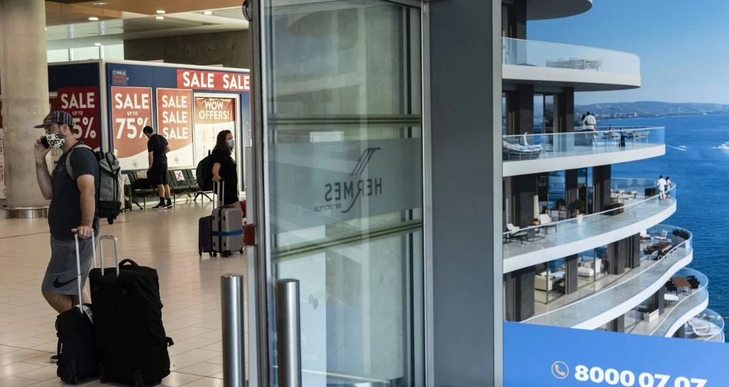 The Cypriot scheme provides passports that guarantee visa-free travel in the EU, which it joined in 2004. Above, Larnaca International Airport in Cyprus. (AFP)