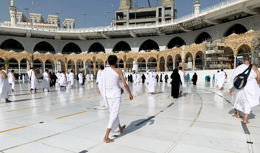 Visits and prayers in the holy mosques are planned according to available capacity approved by the authorities. (Reuters)