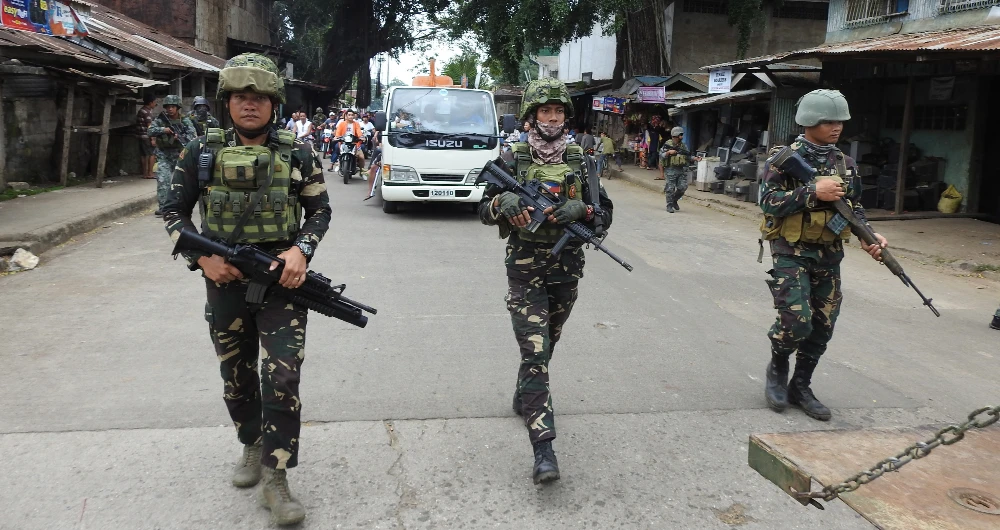 President Duterte said that the new anti-terror law was a much-needed legal weapon that the government could use to fight terrorism, citing attacks in Mindanao. (AFP/File)