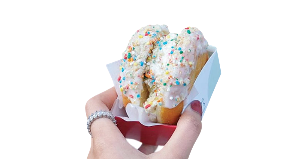 What We Are Eating Today: Dots doughnuts